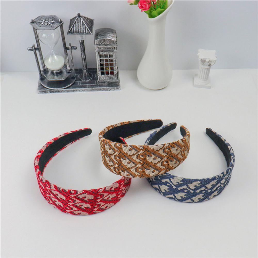 Băng Đô Cài Tóc Bản Rộng Phong Cách Vintage Cho Nữ OSIER1 OSIER1