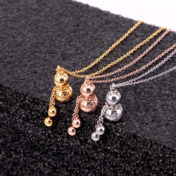 Dây Chuyền Hồ Lô Titan Ko Đen Cao Cấp TT 2079 - TT 2079