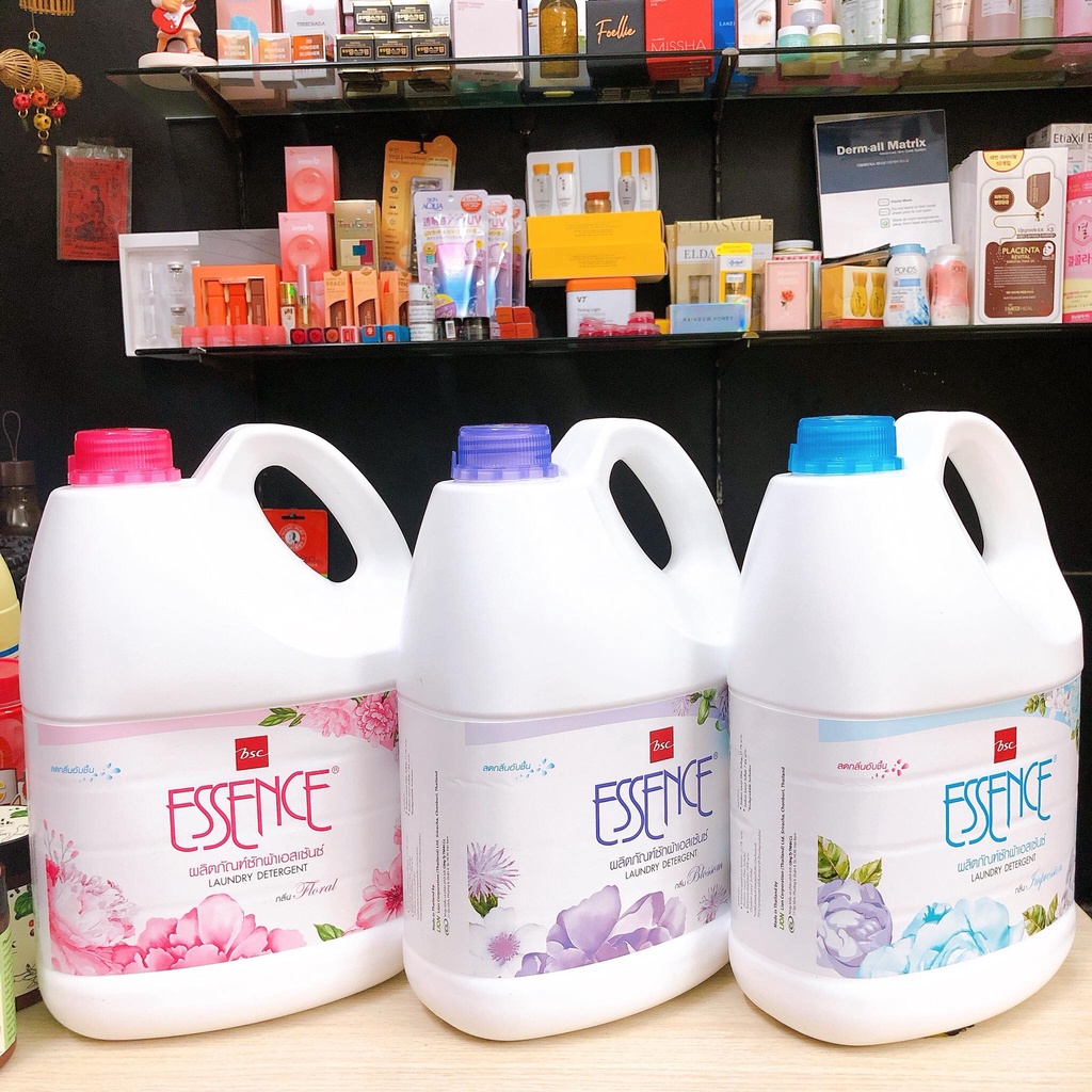 Can nước giặt xả đậm đặc quần áo siêu sạch,thơm Essence 3500 ml thái lan