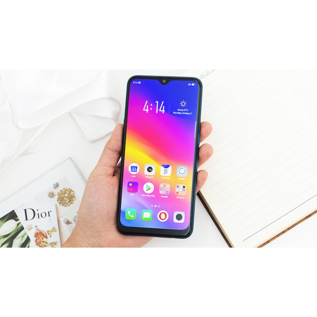 [ MÁY CHÍNH HÃNG] điện thoại Oppo A7 2sim ram 4G bộ nhớ 64G zin - Bảo hành 12 tháng