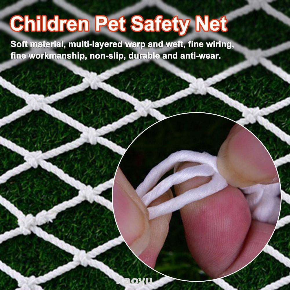 Lưới rào chắn cầu thang và ban công bảo vệ an toàn cho trẻ em