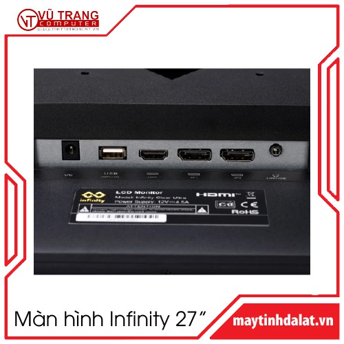 Màn hình gaming Infinity Clear Ultra 27 inch 2K 165Hz 1ms | BigBuy360 - bigbuy360.vn