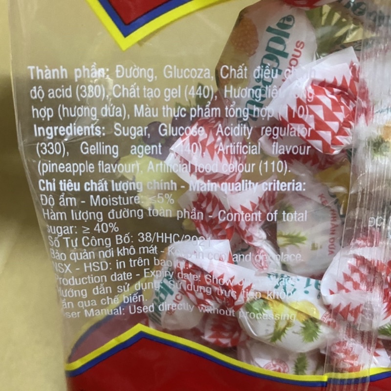 Túi Kẹo Ngậm Viên Cứng Hải Hà