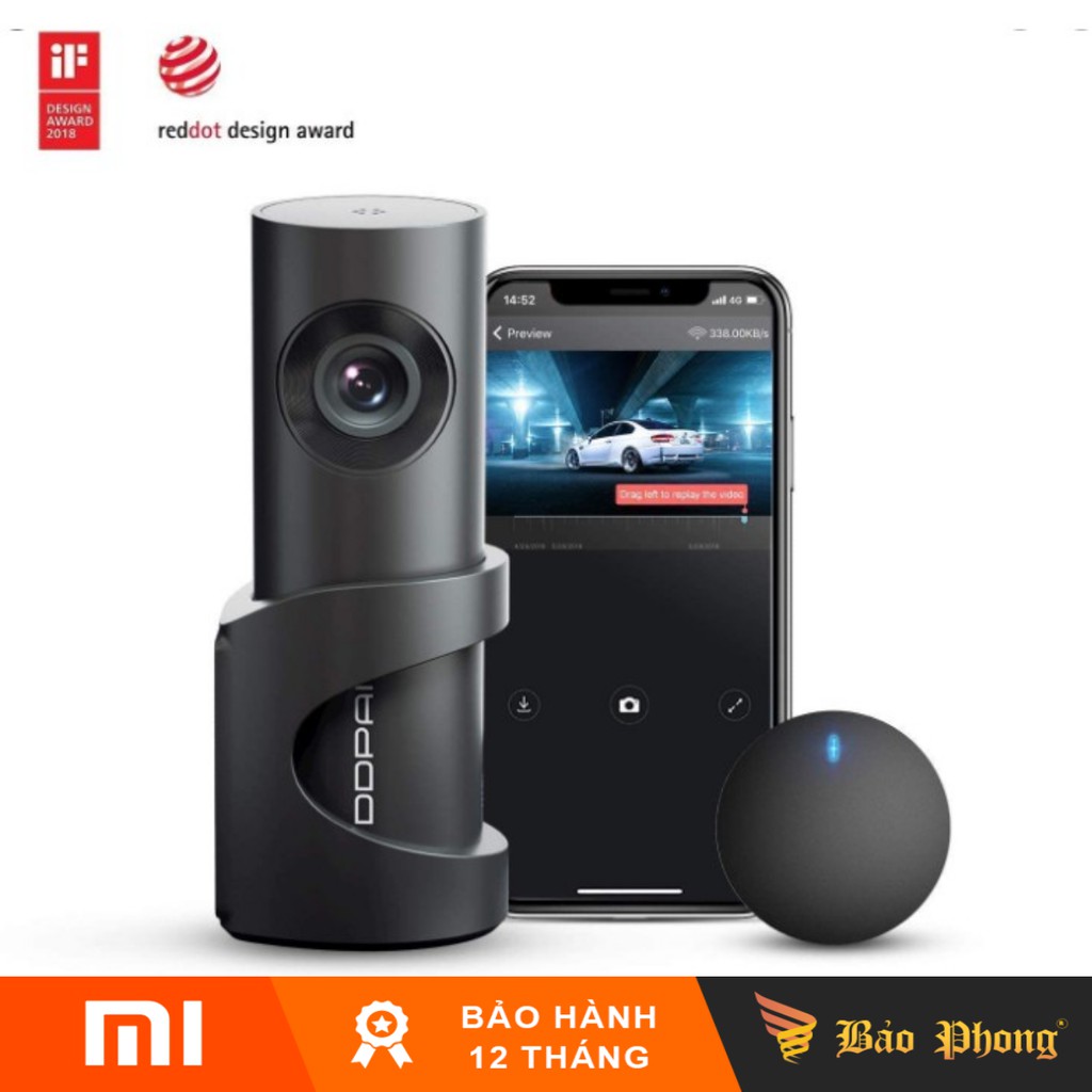 Camera hành trình 1600P XIAOMI DDPAI MINI3 PRO Car Camera 1600P 32GB and 64GB