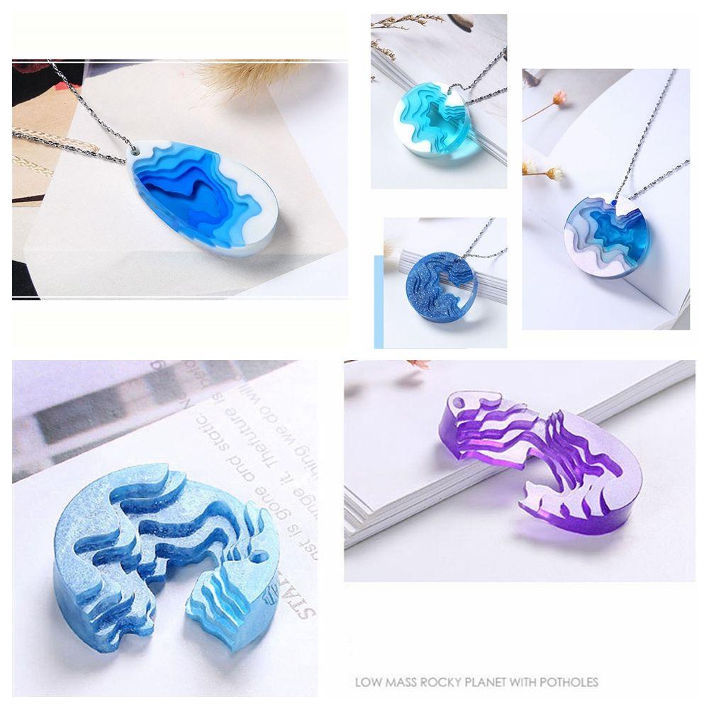 MAG Khuôn Nhựa Làm Mặt Trang Sức Hình Hòn Đảo