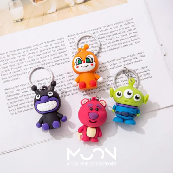 Móc khóa treo balo treo chìa khóa nhiều mẫu hoạt hình dễ thương - moon shop