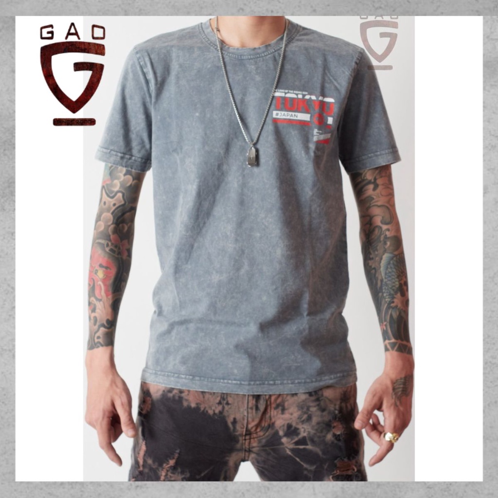 Áo thun nam cổ tròn Tokyo, áo phông ngắn tay unisex cotton AT 229 - SHOP GAO
