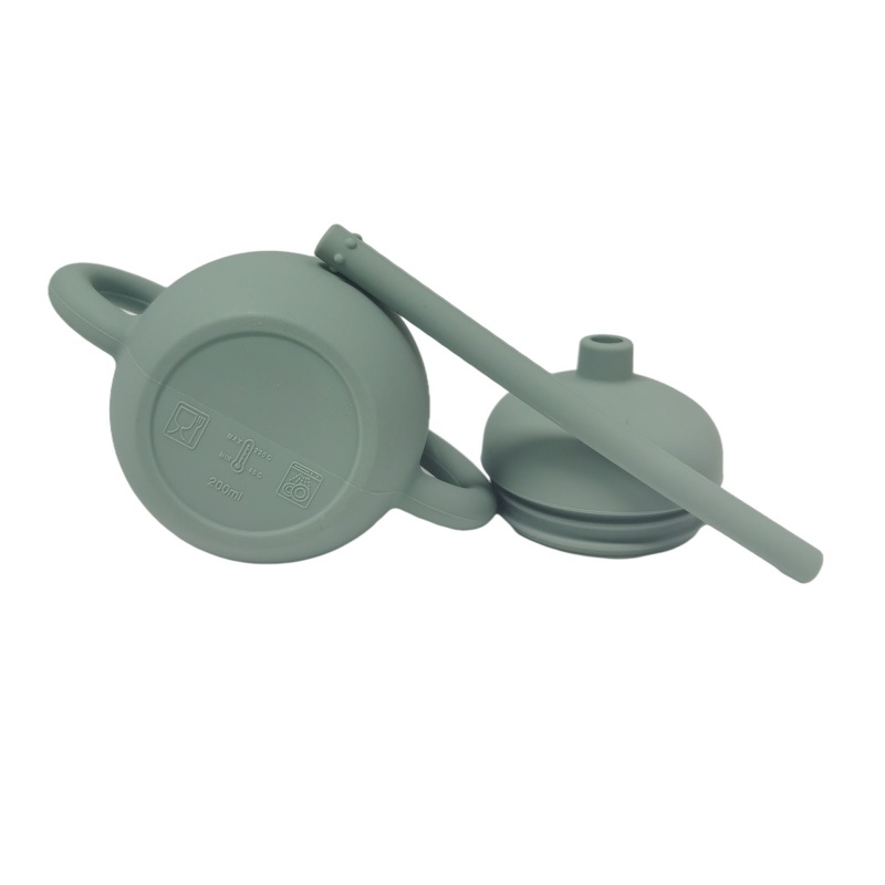 Bình Uống Nước Silicone Có Ống Hút Dành Cho Bé Sơ Sinh
