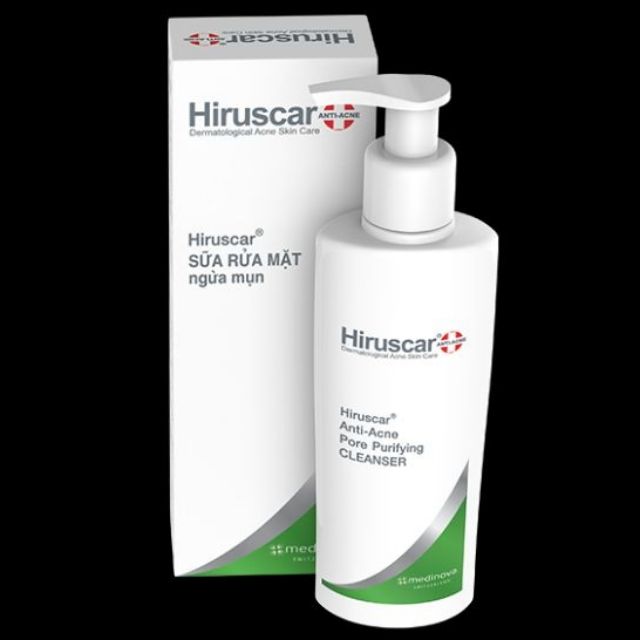 Sữa rửa mặt Hiruscar : chăm sóc làn da mịn màng mỗi ngày