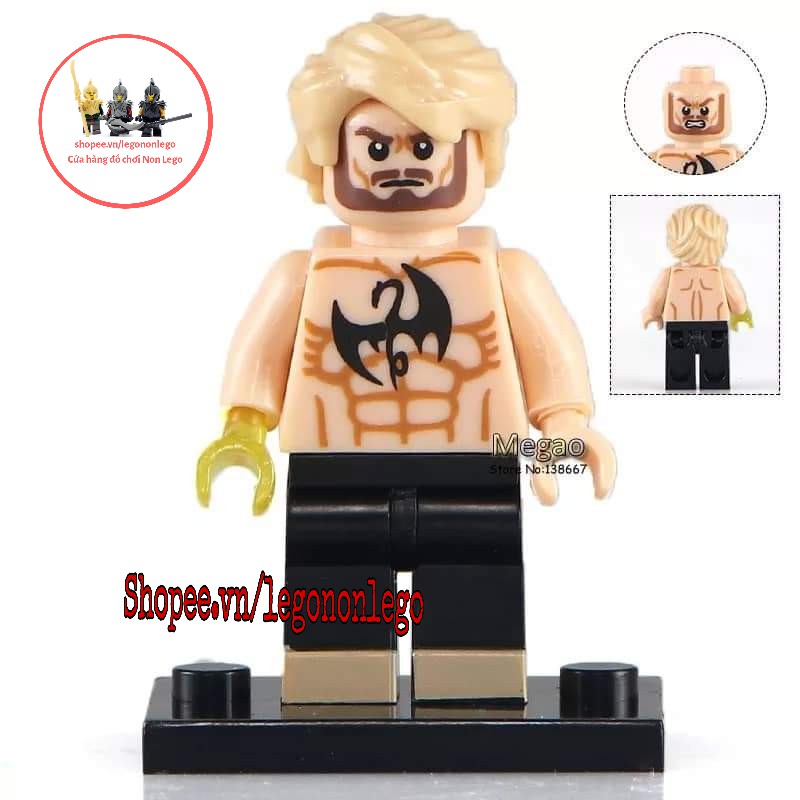 Minifigure siêu anh hùng Marvel Iron Fist WM217