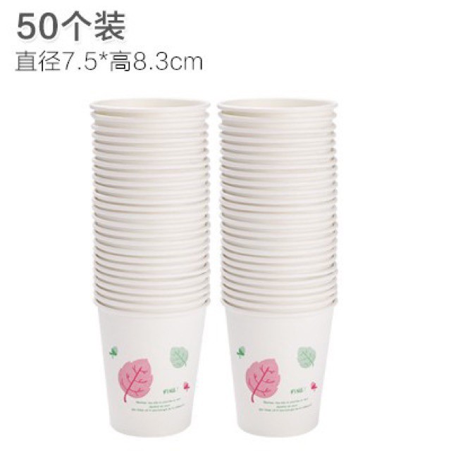 Set 50 cốc giấy dùng 1 lần (hàng dày dặn)