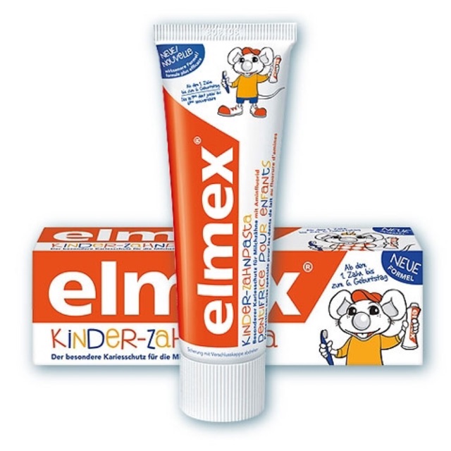Kem đánh răng cao cấp cho trẻ em Elmex Kinder 50ml - Đức