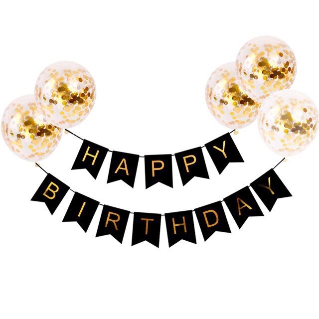 [Nhiều màu] Dây 13 chữ HAPPY BIRTHDAY đuôi cá - Trang trí tiệc sinh nhật - Baby Toys