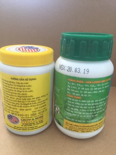 Combo 2 lọ phân bón lá NPK 100g