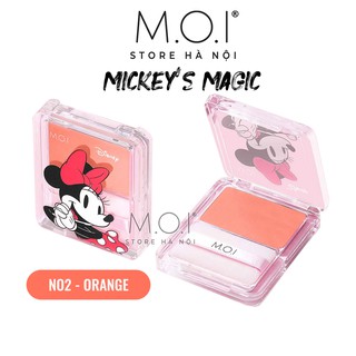 Phấn má hồng mickey's magic no2 tone màu cam ♥️ phấn má hồng m.o.i cosmetics hồ ngọc hà