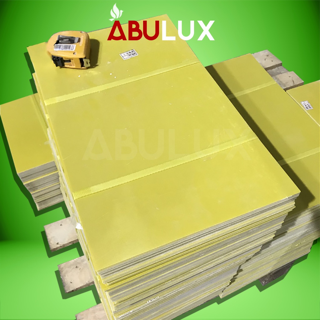 Tấm phíp nhựa cách điện, phíp cách điện màu vàng khổ 230*600*0.8mm