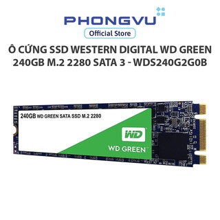 Ổ cứng SSD WD Green 240GB M2-2280 (WDS240G2G0B) - Bảo hành 36 tháng