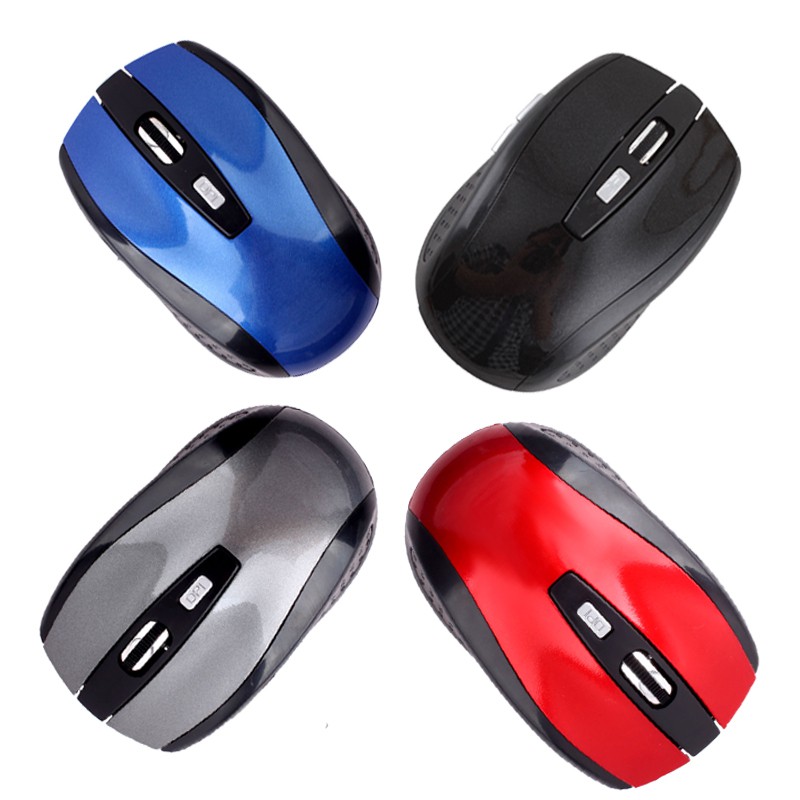 Chuột quang không dây 2.4GHz + đầu nhận USB 2.0 cho Laptop / PC