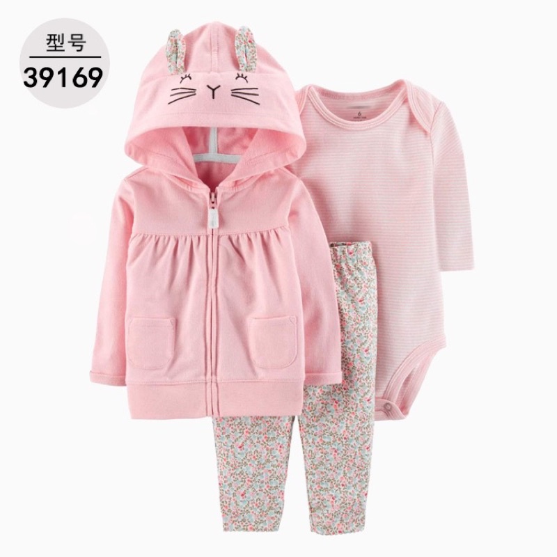 Bộ Set 3 Chi Tiết Carter's Cho Bé Sơ Sinh 3M-3Y