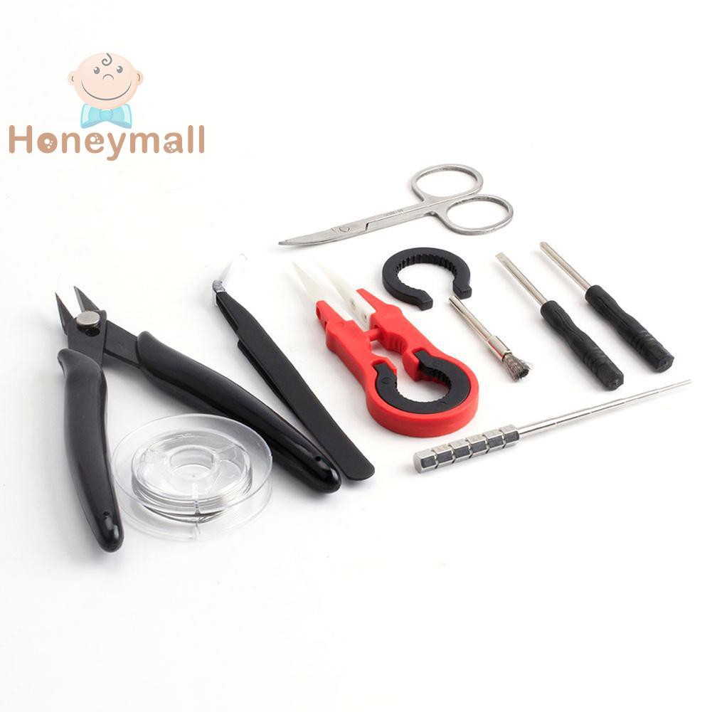 |Hon| Electronic Cigarette DIY Tool Bag Wire Heaters Kit Coil Jig Cigar Accessory