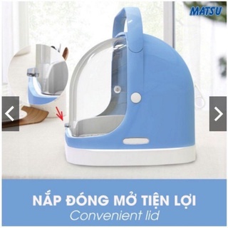 Khay úp ly 2 màu có nắp đậy Matsu Duy tân