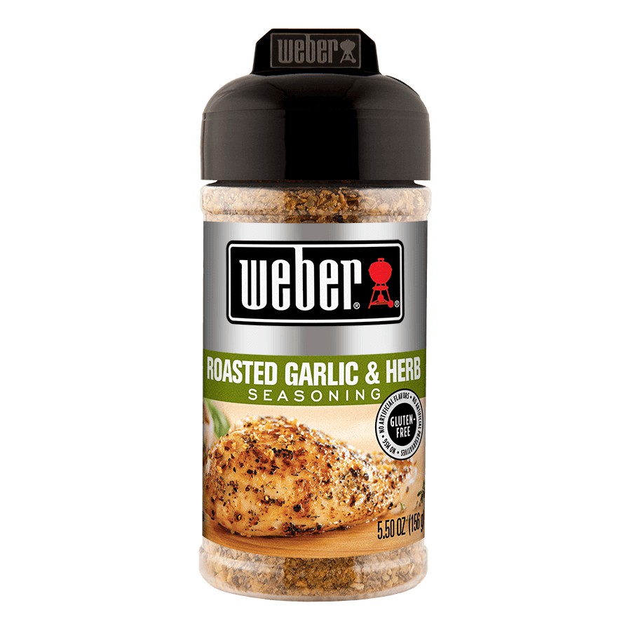 GIA VỊ TỎI NƯỚNG &amp; THẢO MỘC Weber Roasted Garlic &amp; Herb Seasoning 156g (5.5oz)