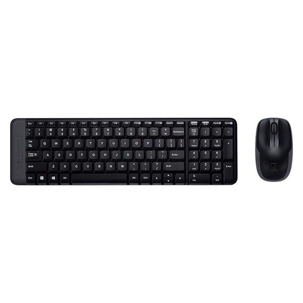 Bộ Bàn Phím Và Chuột Không Dây Logitech MK220 - Hàng Chính Hãng