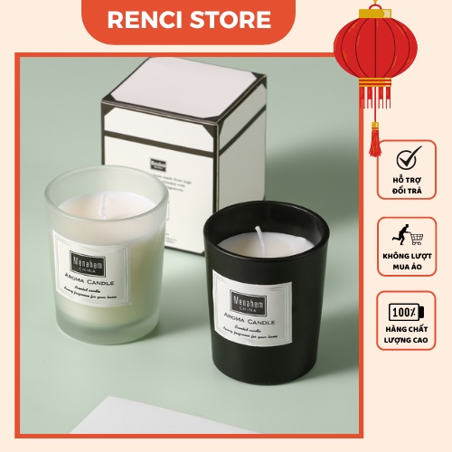 Nến Thơm Sáp Đậu Nành Thư Giãn Không Khói Cao Cấp Aroma Menahem