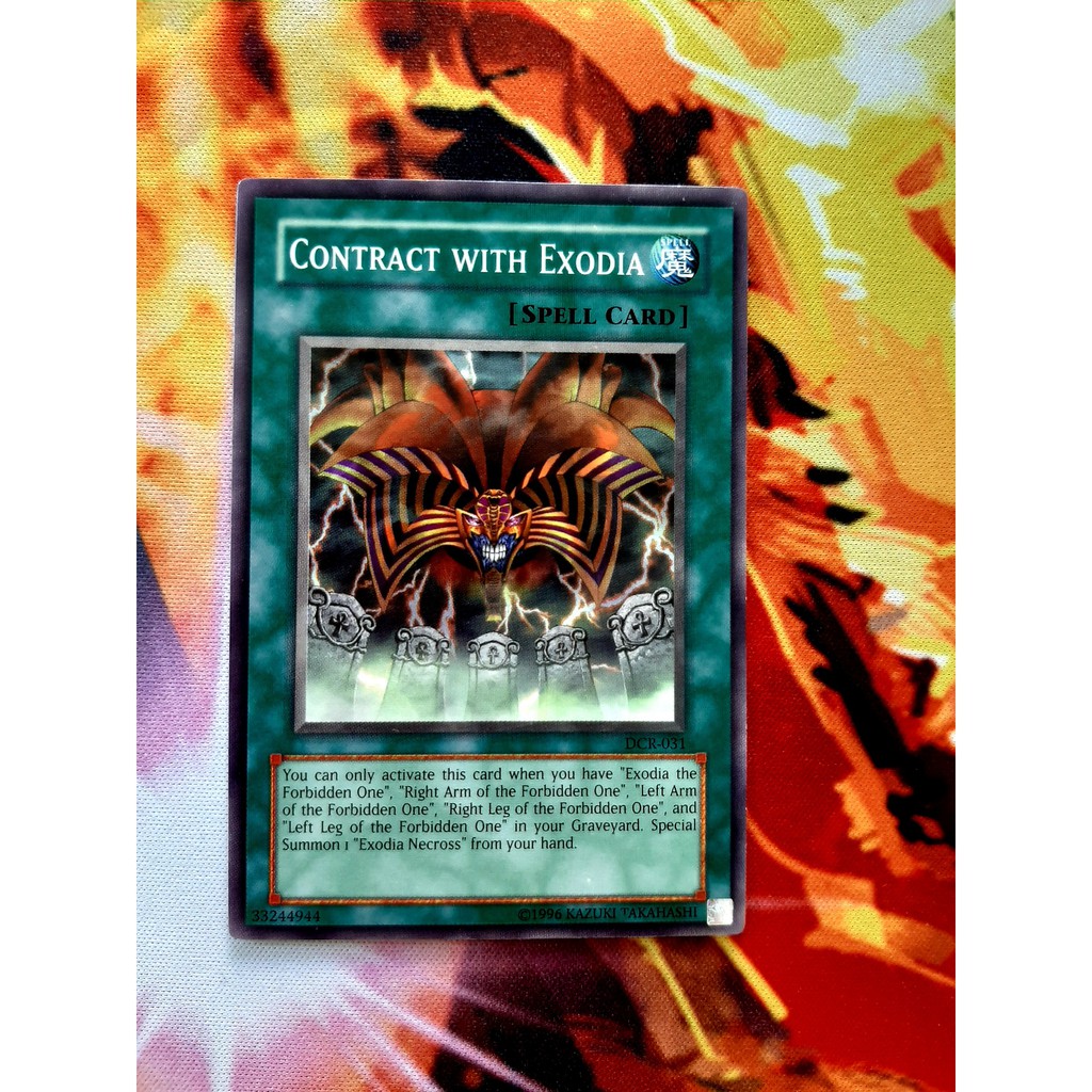 Thẻ Bài Mint90 Yugioh Spell Contract with Exodia - Common