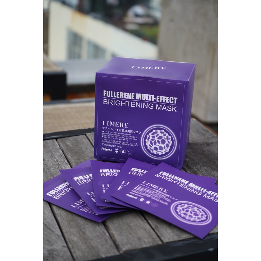 Mặt Nạ Giấy Dưỡng Da C60 Limery Fullerene Multi-Effect Brightening Mask