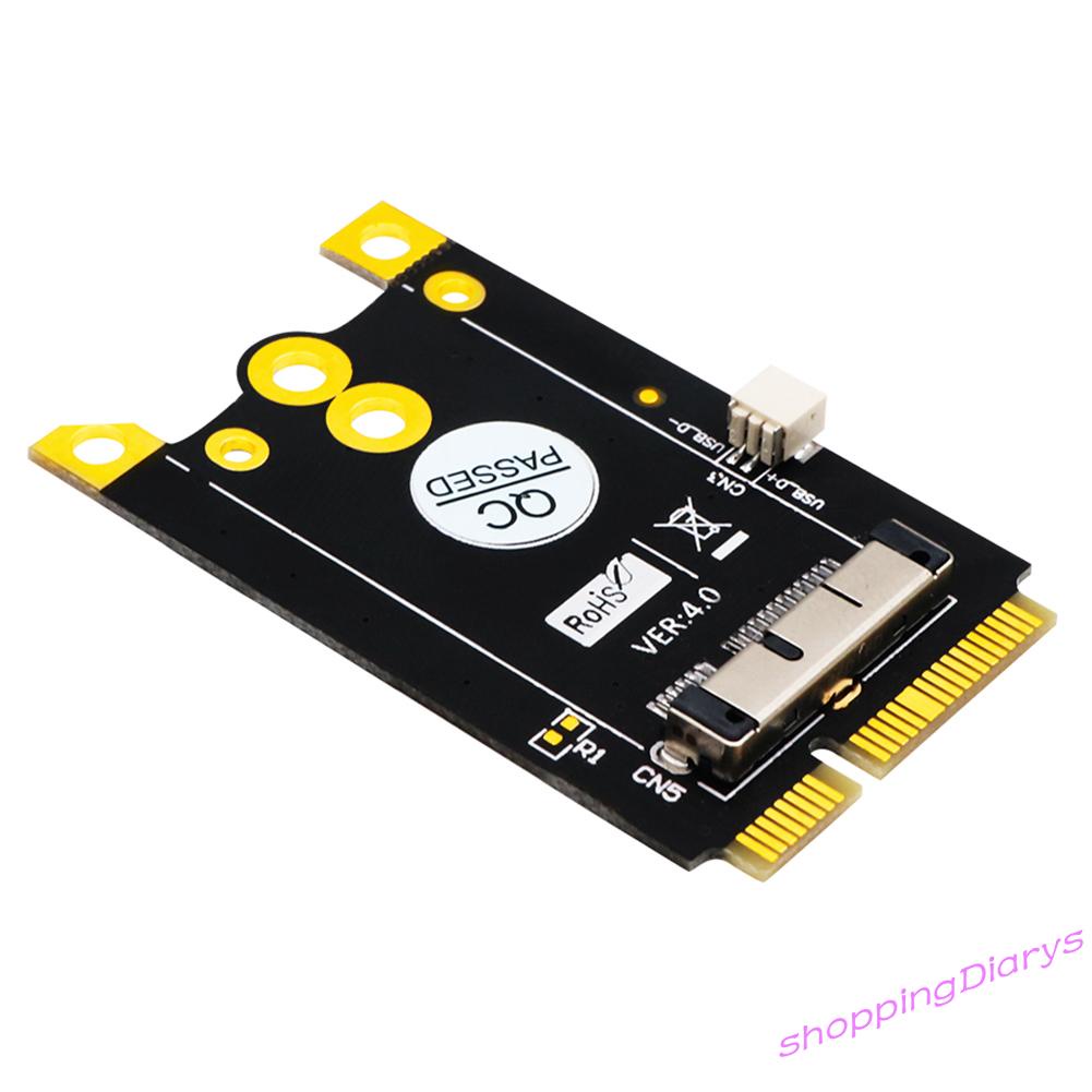 ✤Sh✤ Mini PCI-E Adapter Module mPCI-e to 12+6 Pin WiFi WLAN Wireless Converter