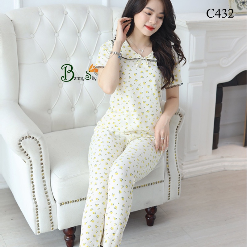 [Bunnysky]  Đồ bộ mặc nhà , quần áo nữ mẫu mẫu mã đa dạng giá mềm