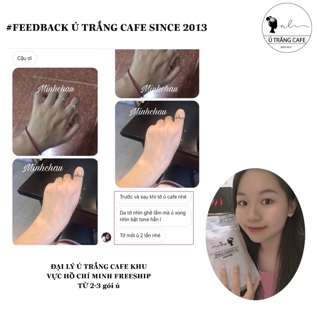 Ủ Trắng Cafe ( tặng kèm cọ và bột cafe hoặc băng đô ) | BigBuy360 - bigbuy360.vn