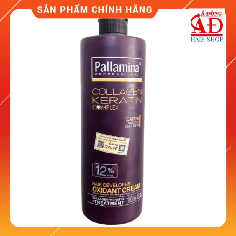 KEM OXY TRỢ NHUỘM PALLAMINA KHÔNG RÁT DA ĐẦU ITALY 1000ML