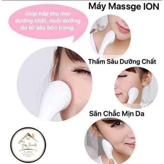 Máy massage rửa mặt ion mini cầm tay cao cấp thẩm thấu dưỡng ẩm chăm sóc da mặt