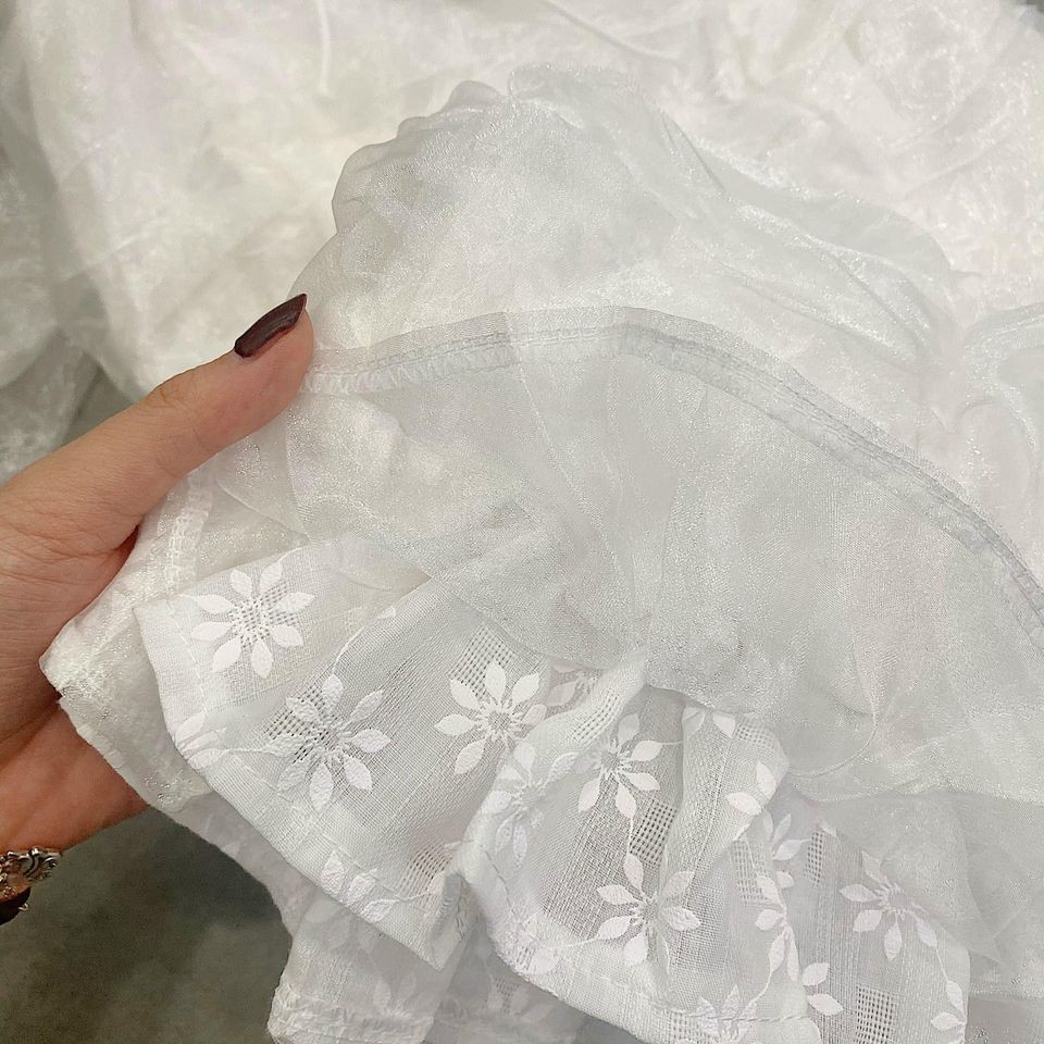 ĐẦM TRẮNG VOAN TAY BỒNG - CHIC DRESS | BigBuy360 - bigbuy360.vn