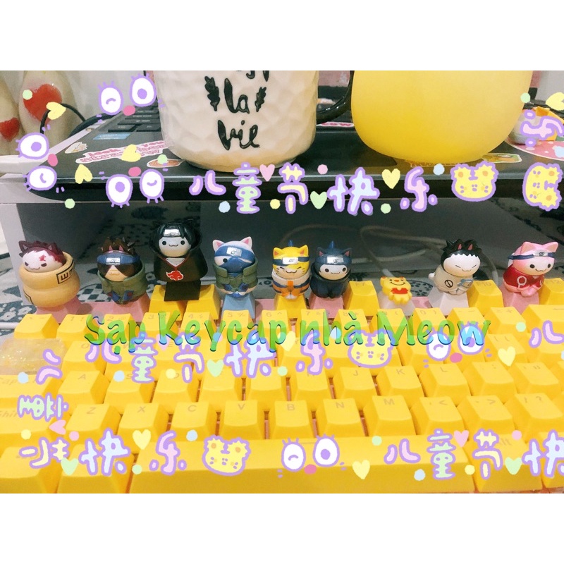 Keycap nhân vật cosplay Naruto chỉ dành cho bàn phím cơ