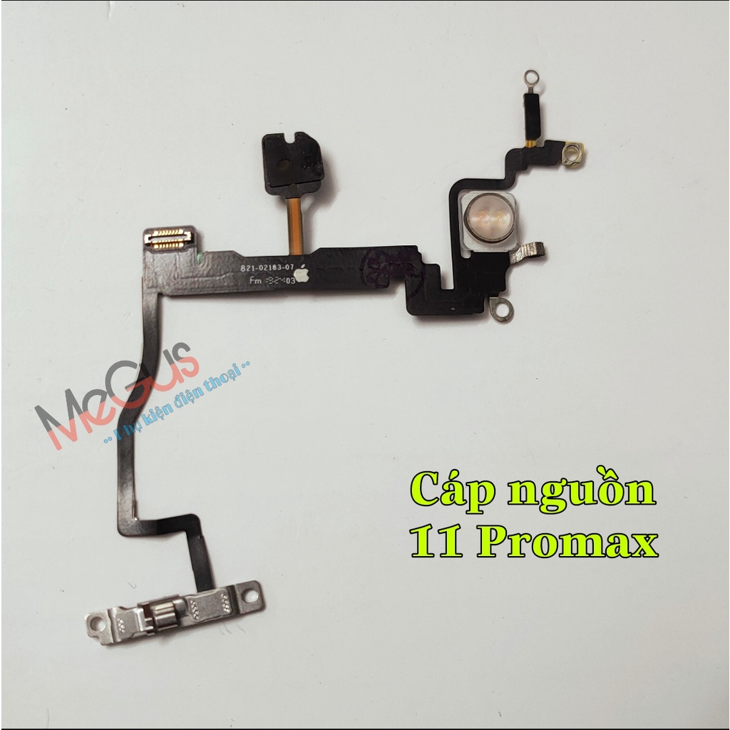 Cáp zin nút nguồn iphone 11 Promax 11promax liền mic đèn flash
