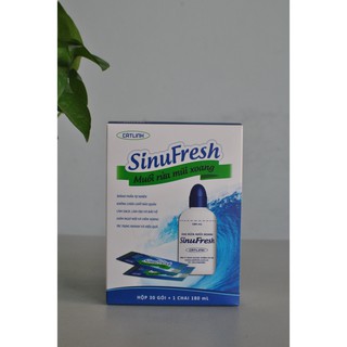 COMBO KHUYẾN MẠI BÌNH RỬA MŨI SINUFRESH + 30 GÓI HỖN HỢP MUỐI PHA