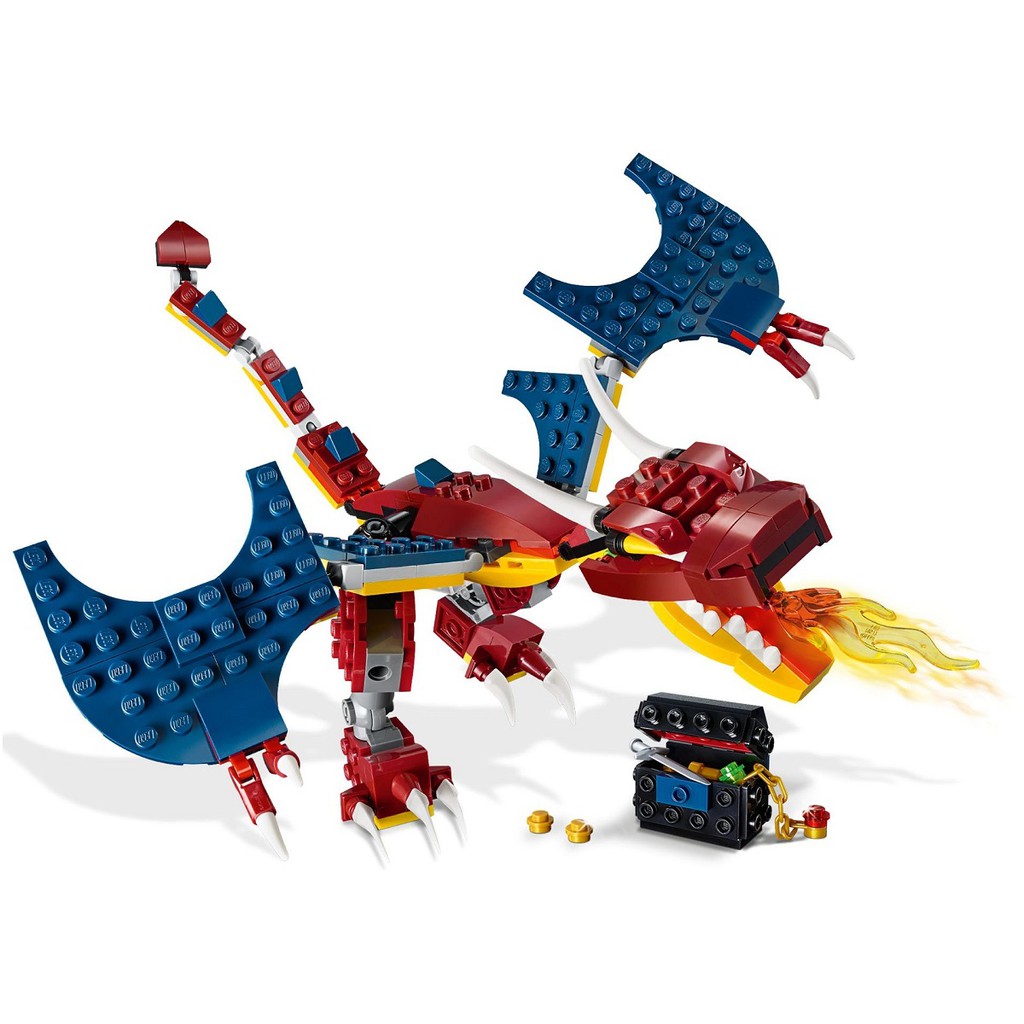 Bộ lắp ráp Rồng Lửa - LEGO Creator 31102 (234 Chi Tiết)