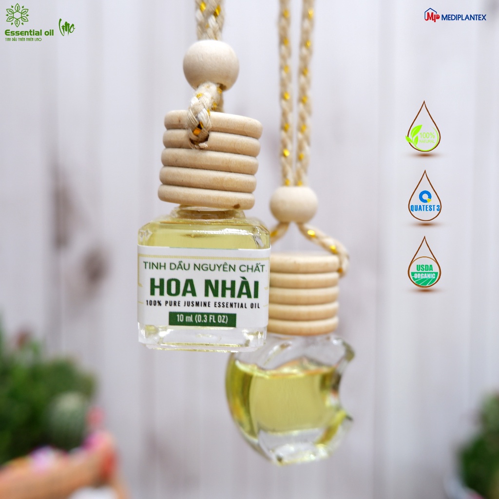 Tinh dầu treo xe ô tô hoa nhài LINO, tinh dầu thiên nhiên nguyên chất, khử mùi, khử khuẩn có kiểm định