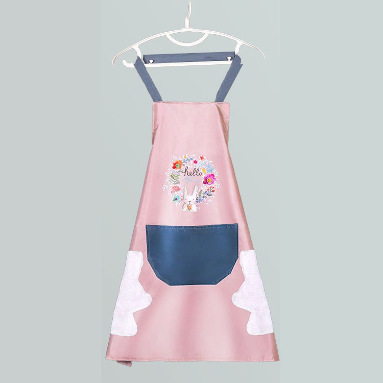 Tạp Dề Nấu Ăn In Hoạt Hình Chống Thấm Nước / Dầu Có Thể Giặt Rửa Tiện Dụng Cho Nhà Bếp