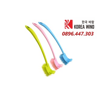 Bàn chải chà bồn cầu 2 đầu đa năng-QT620