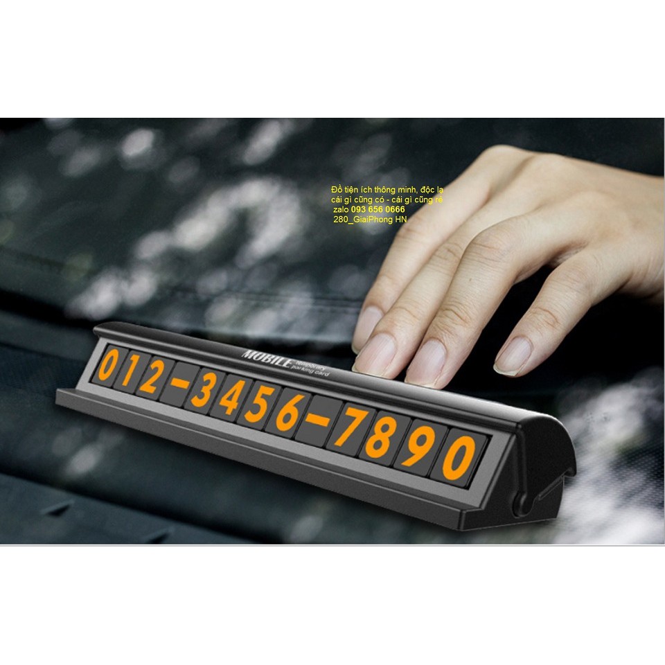 Thẻ để lại số điện thoại trên ô tô – Thẻ số, Hộp bảng ghi số điện thoại