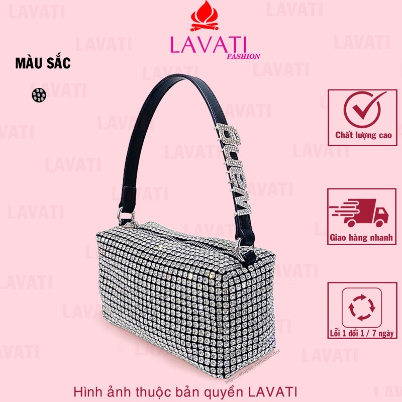 Túi Đeo Chéo Đính Đá Lấp Lánh Thời Trang Hottrel mới ( mã DD-021)