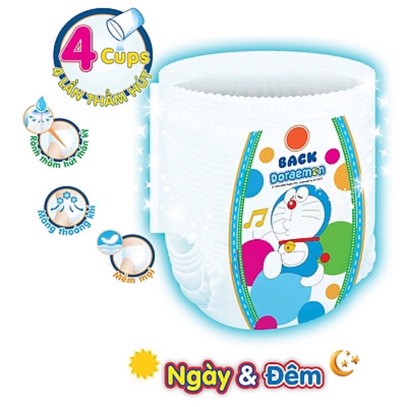 Tã quần Goon Friend Doremon mới gói siêu đại M68