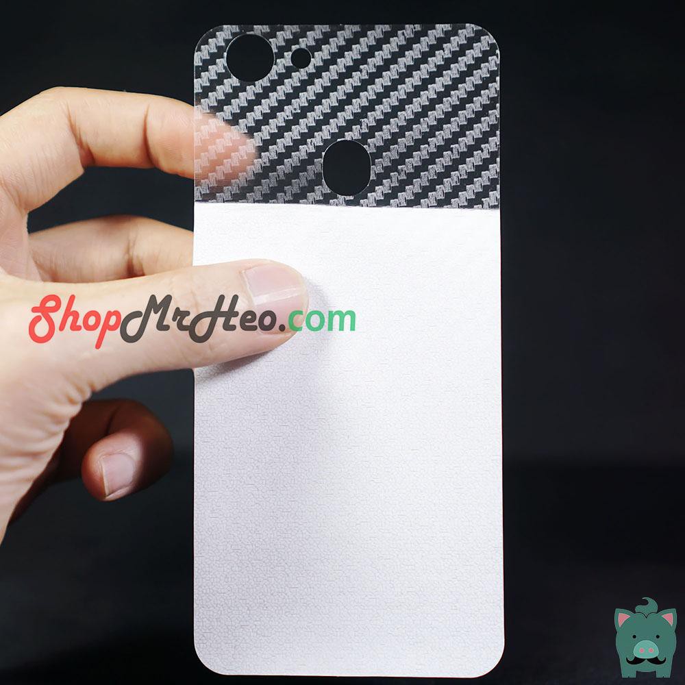 Miếng dán lưng vân carbon, các bon OPPO F5