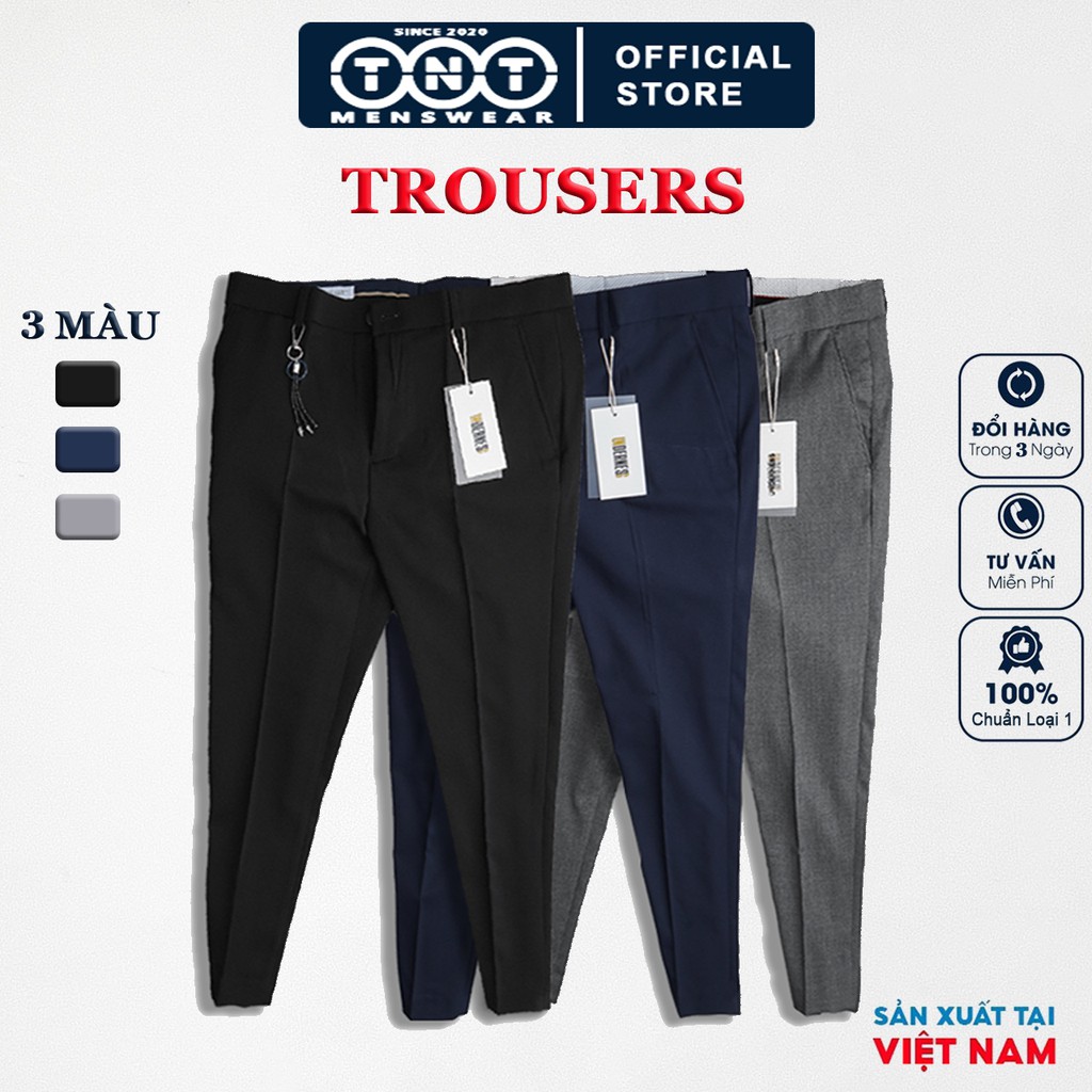 [HÀNG CHUẨN LOAI 1 ] Quần tây nam công sở cao cấp, form dáng lửng, vải xịn, đường may chuẩn  - TNT MENSWEAR