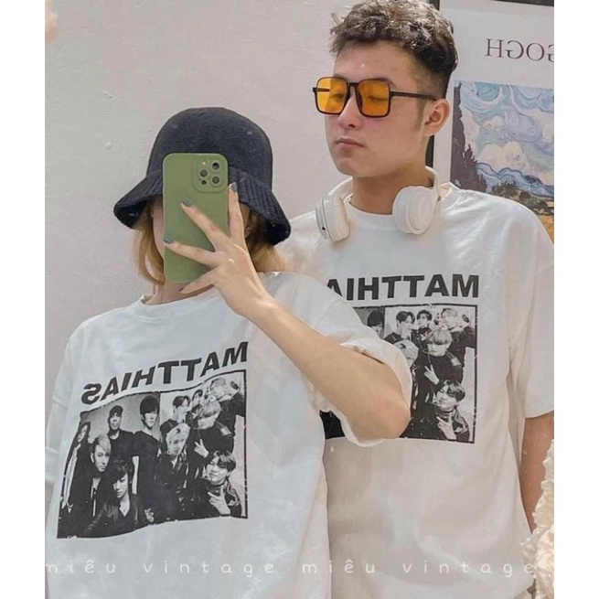 Áo Phông Fom Rộng Matthias Nam Nữ