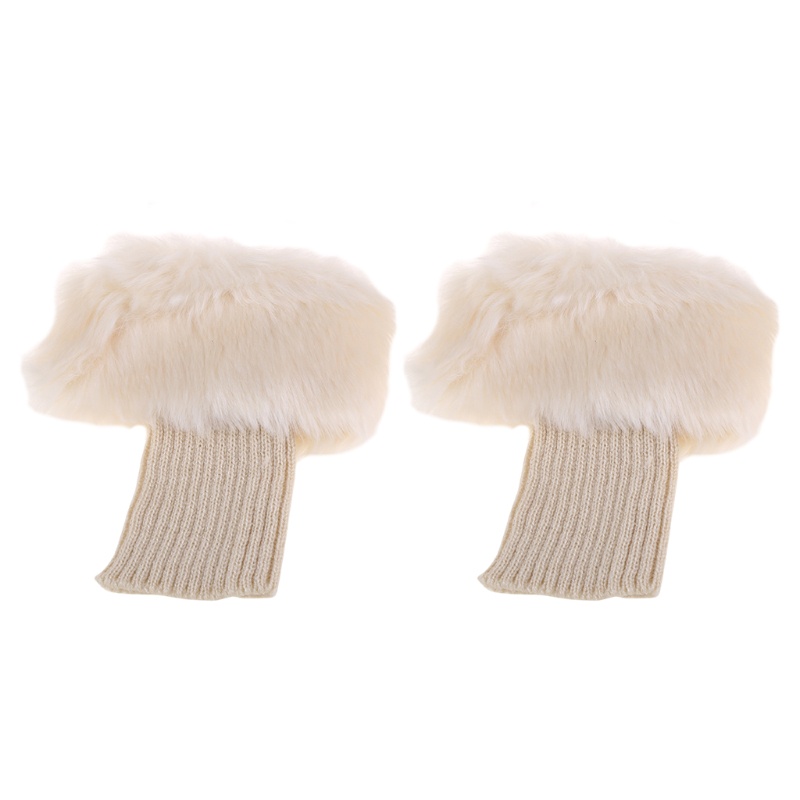 XIXI Tất ống chân dệt kim phối lông giữ ấm cho nữ